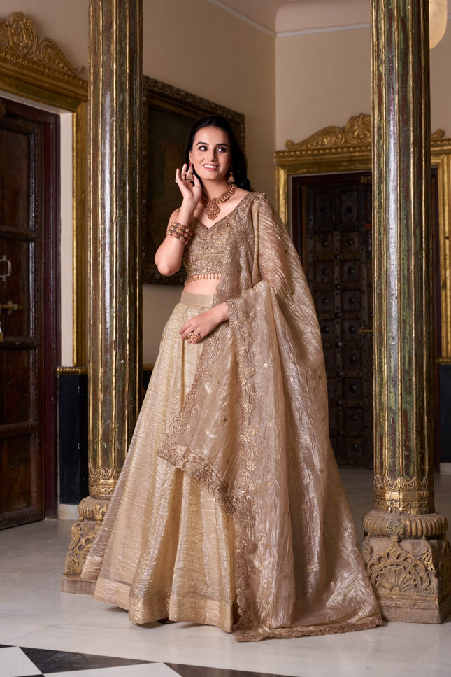 Gold Crush lehanga SS20