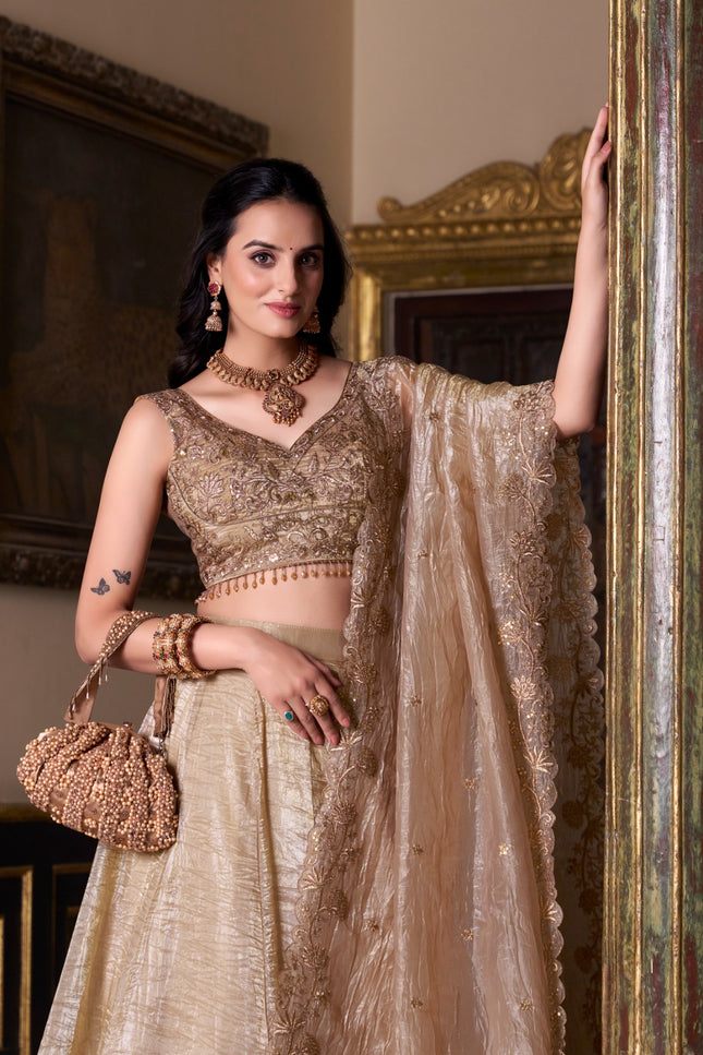 Gold Crush lehanga SS20