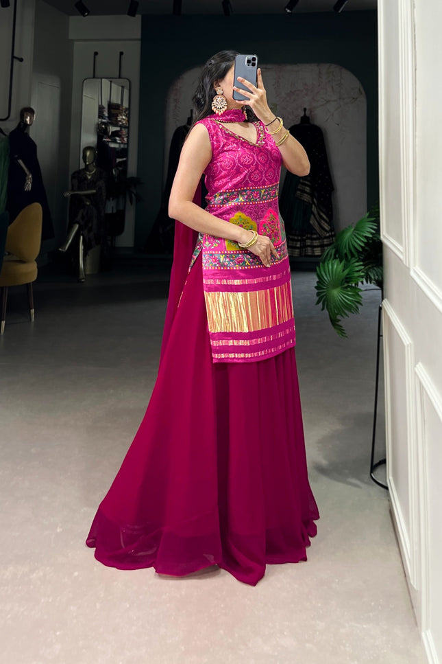 Gaji Silk plazo set SS27