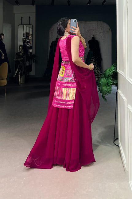 Gaji Silk plazo set SS27