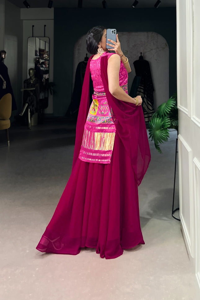 Gaji Silk plazo set SS27