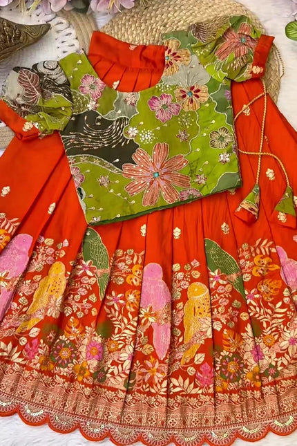 Dola silk kids lehanga SS40