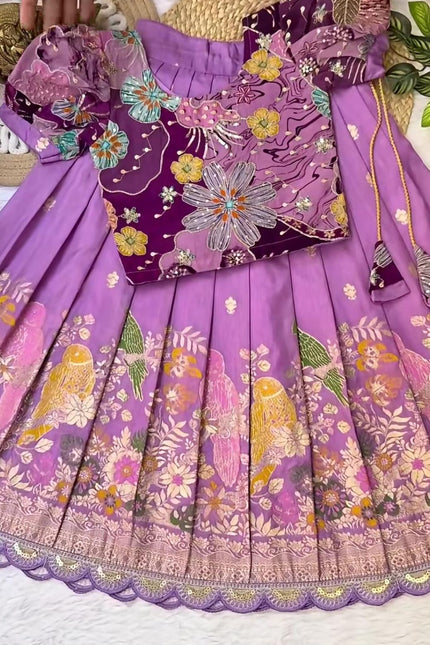 Dola silk kids lehanga SS40