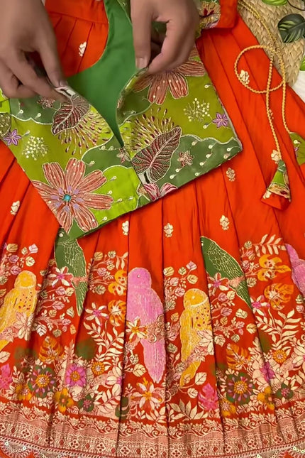 Dola silk kids lehanga SS40
