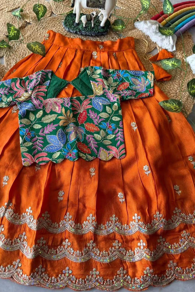 Pure viscose tissue lehanga SS42