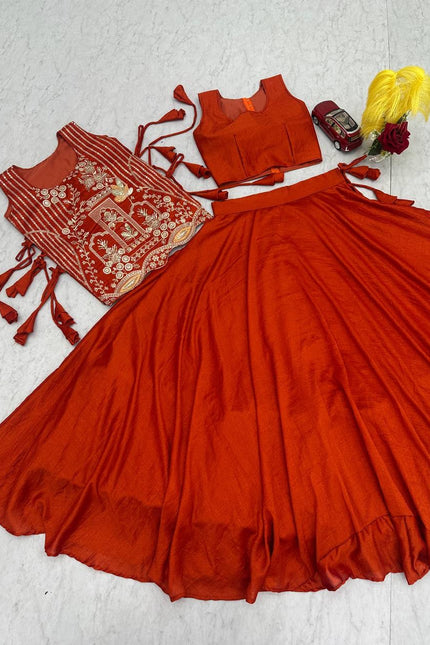 Vichitra silk lehangas SS69