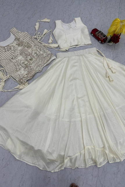 Vichitra silk lehangas SS69