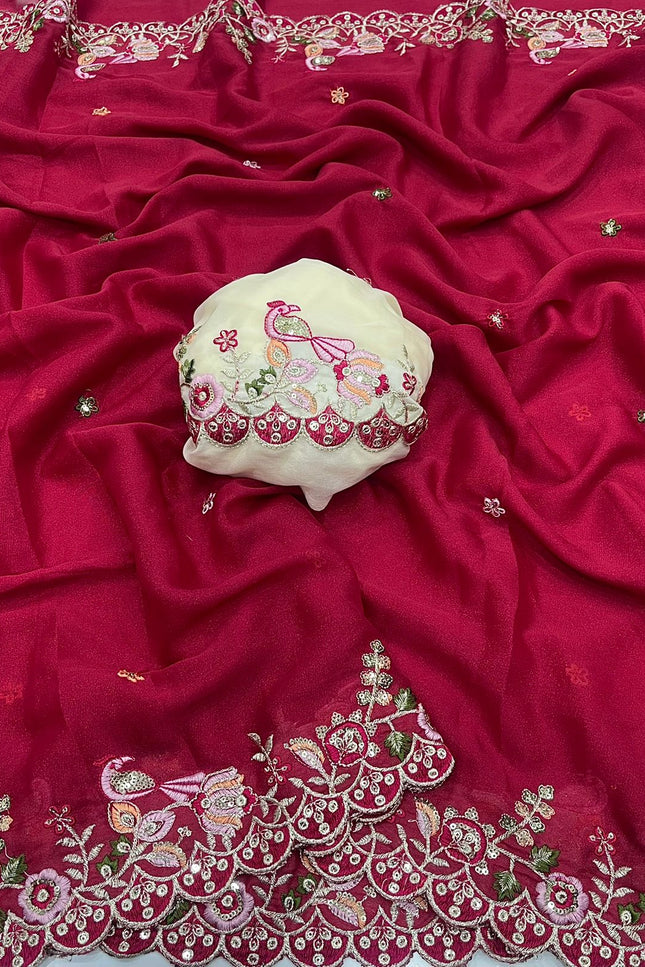 Star Georgette saree  SS408