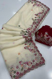 Blouse unstitched / white