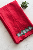 unsitched blouse / Red