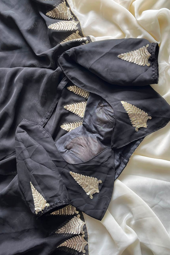 Georgette saree  SS128