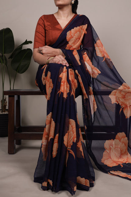 Chiffon sarees SS100