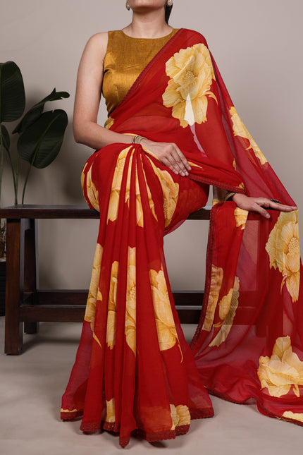 Chiffon sarees SS100