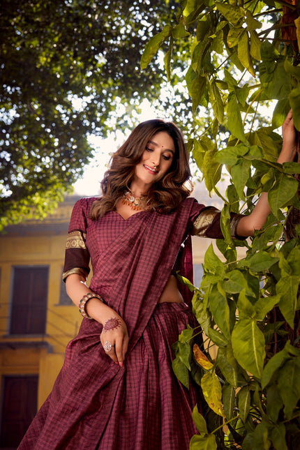 Chettinad Cotton lehanga SS90