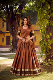 unsitched blouse / Bronze