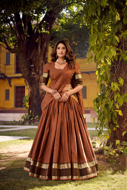 Chettinad Cotton lehanga SS90