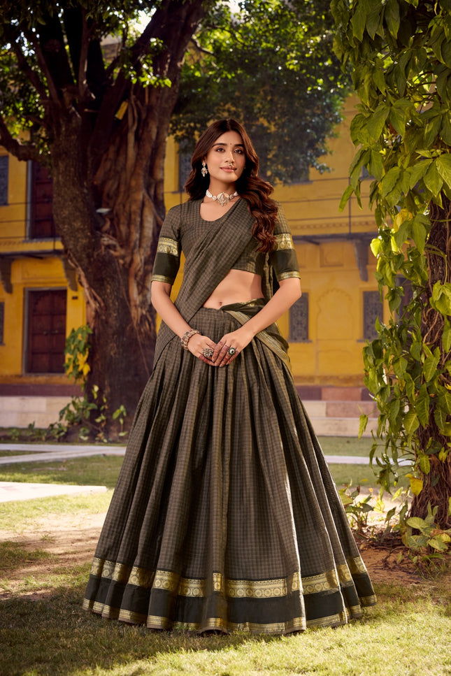 Chettinad Cotton lehanga SS90