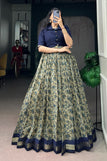 S-36 upto XL-42 fits free size alteration compulsary / Navy