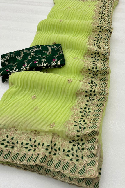 Fox gorget crush saree SS107