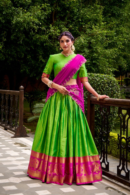 Poly Cotton  lehanga SS112