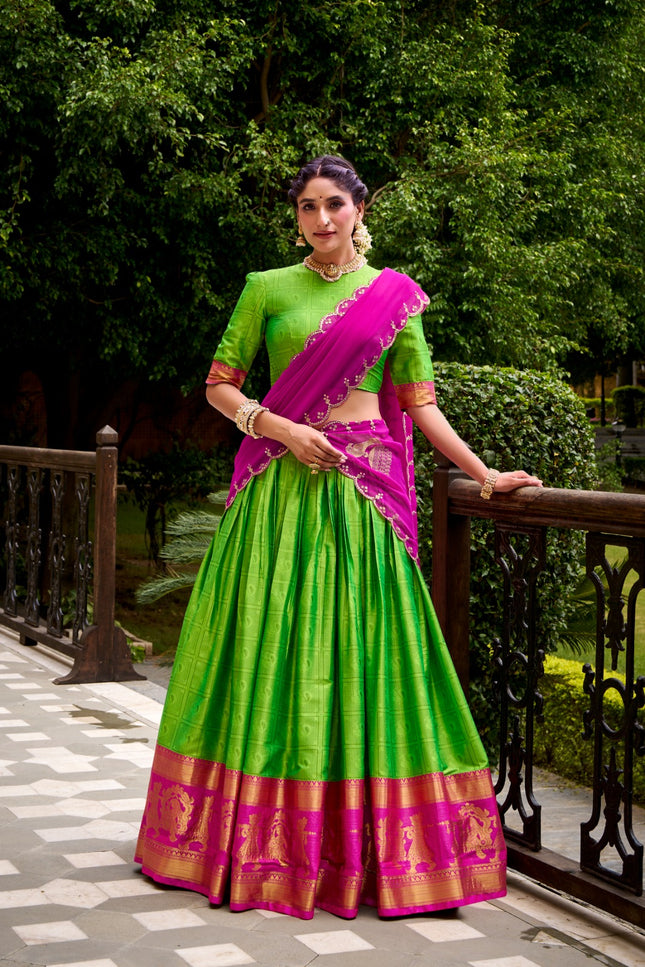 Poly Cotton  lehanga SS112