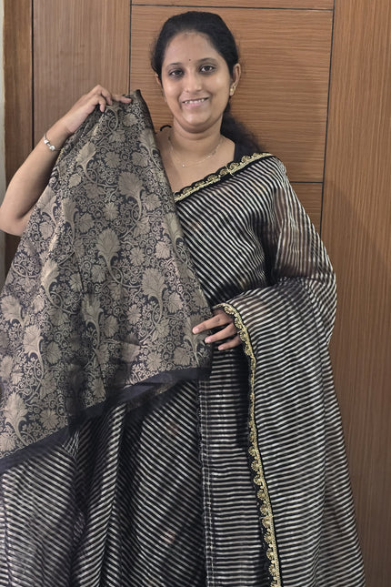 Banarasi Kora Organza saree SS102