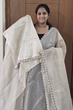 unsitched blouse / off white