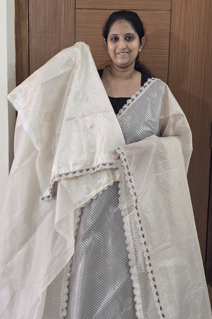 Banarasi Kora Organza saree SS102