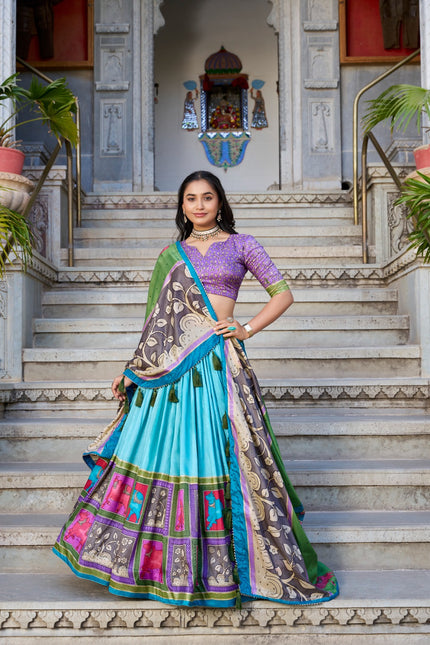 Tasar Silk lehangas SS111