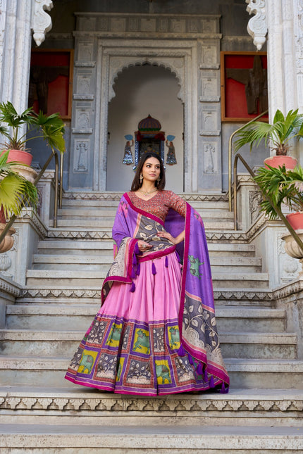 Tasar Silk lehangas SS111