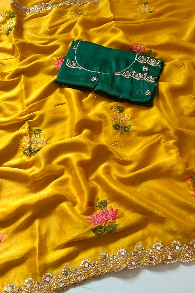 Soft Rangoli silk saree SS220