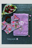 free size fits upto XL-42 / purple