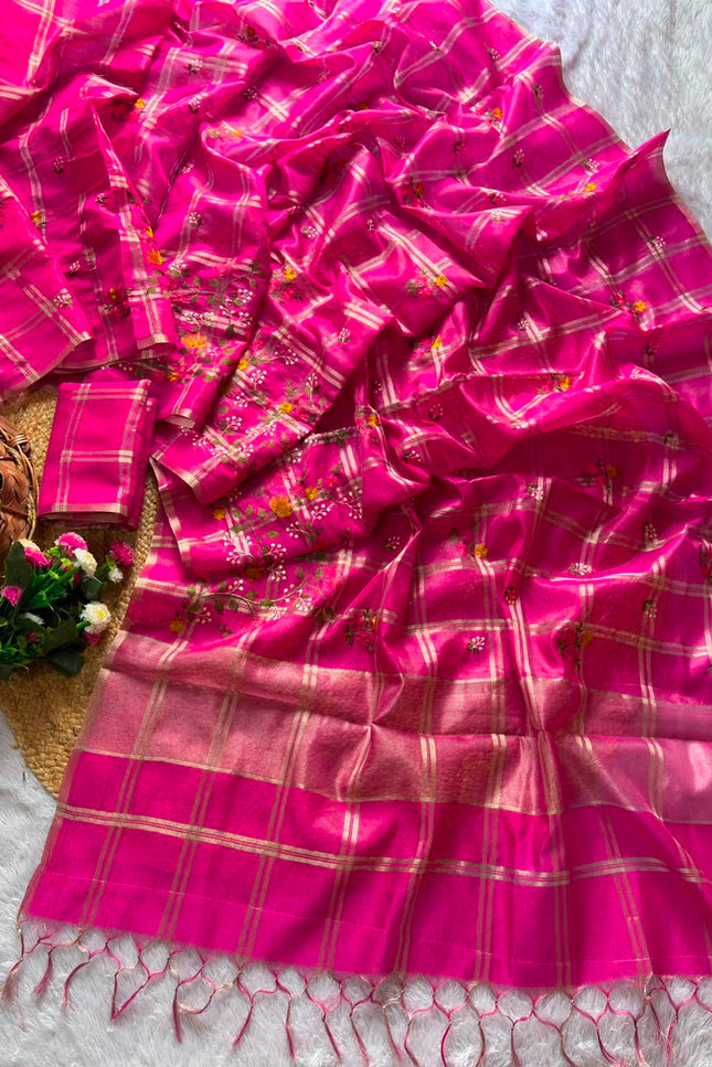 Tusser silk sarees SS126