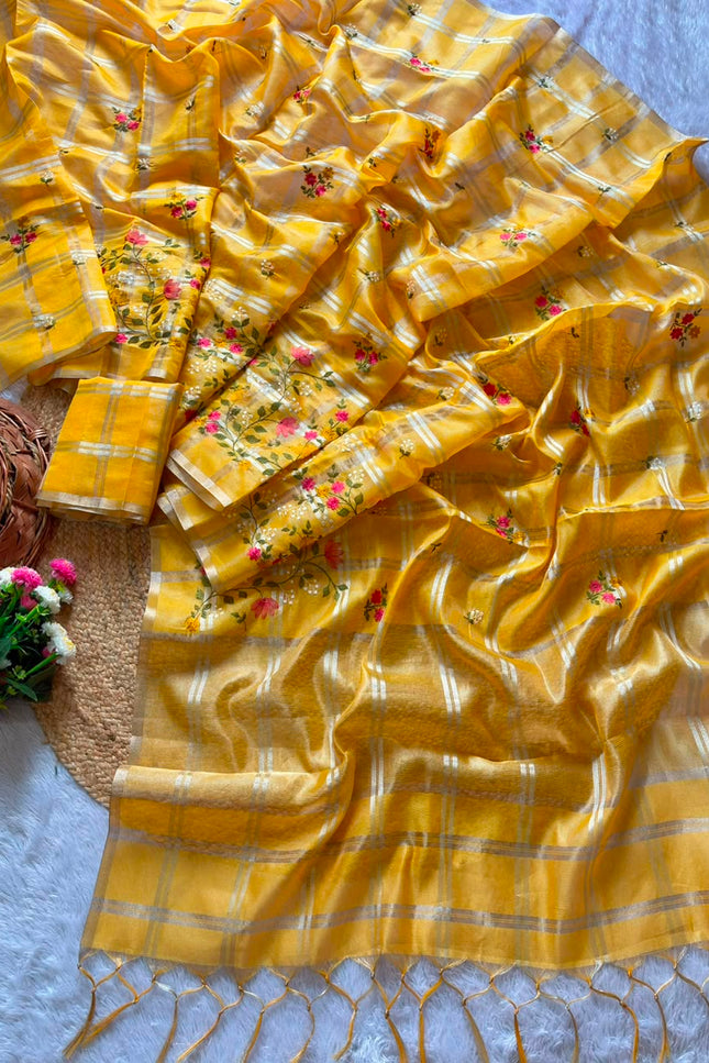 Tusser silk sarees SS126