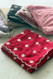 unsitched blouse / Red
