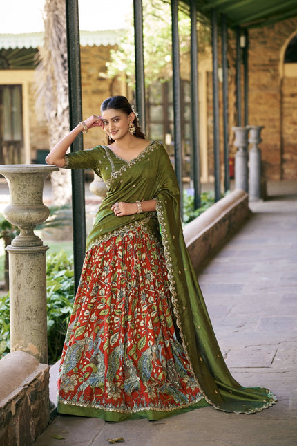 Kalamkari Lehenga Set SS148
