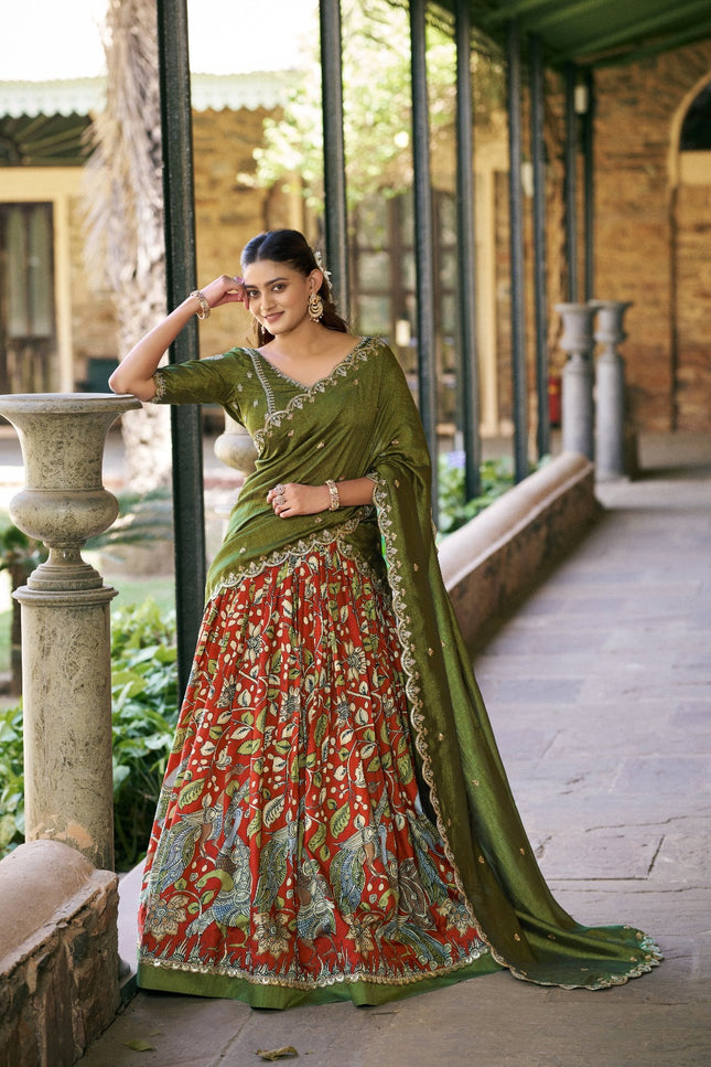 Kalamkari Lehenga Set SS148