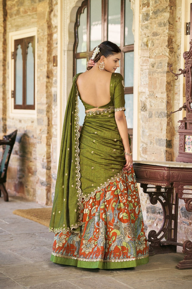Kalamkari Lehenga Set SS148