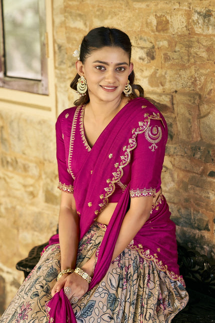 Kalamkari Lehenga Set SS148