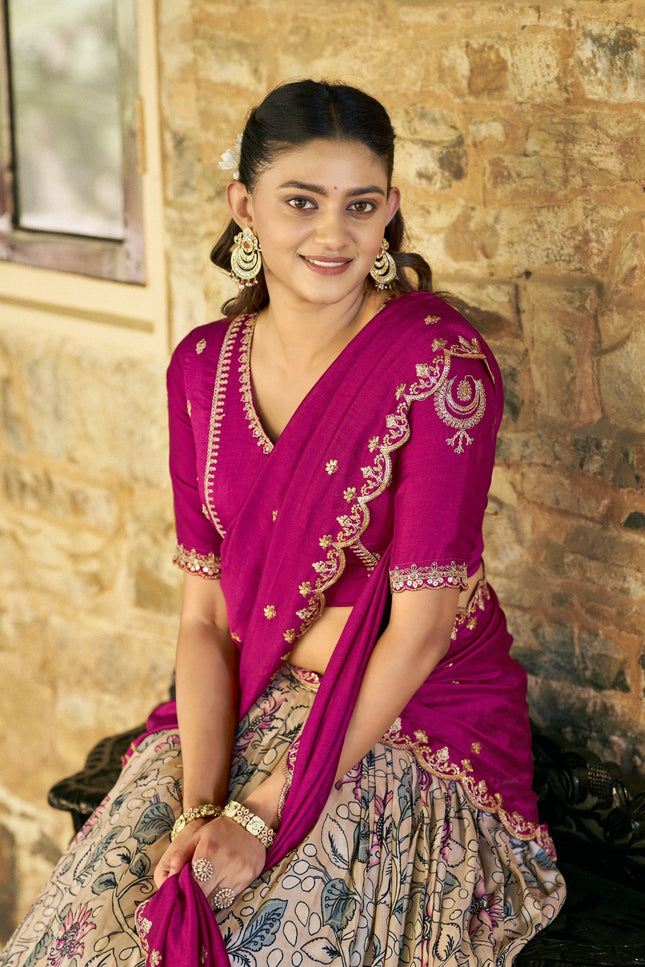 Kalamkari Lehenga Set SS148