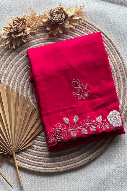 Soft tabi silk saree SS143