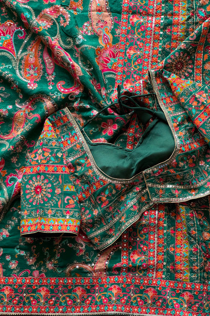Crepe designer saree SS140