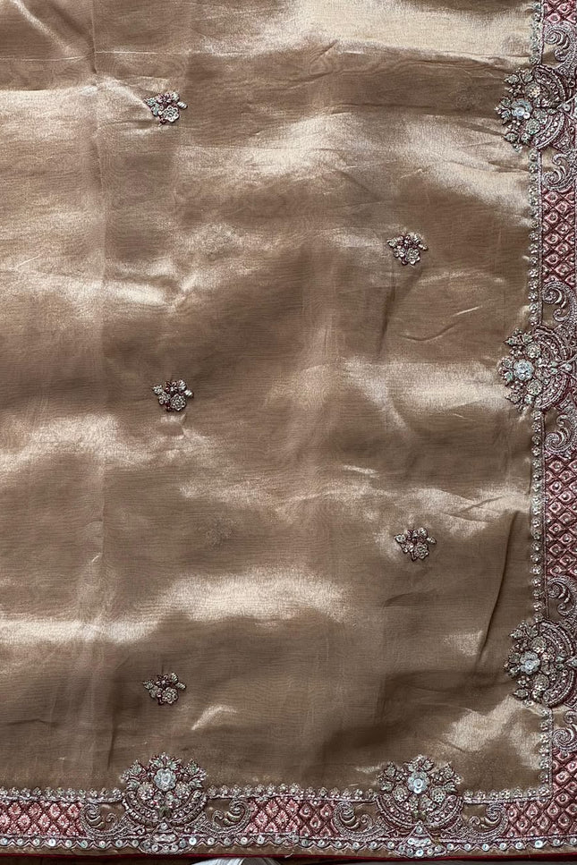 Cocktail handwork sarees SS138