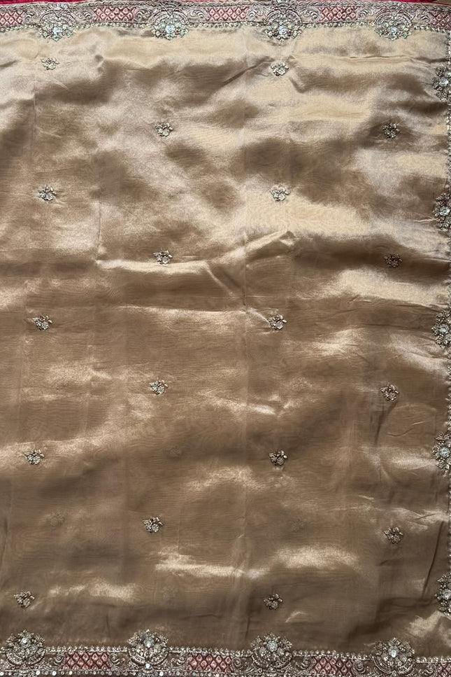 Cocktail handwork sarees SS138