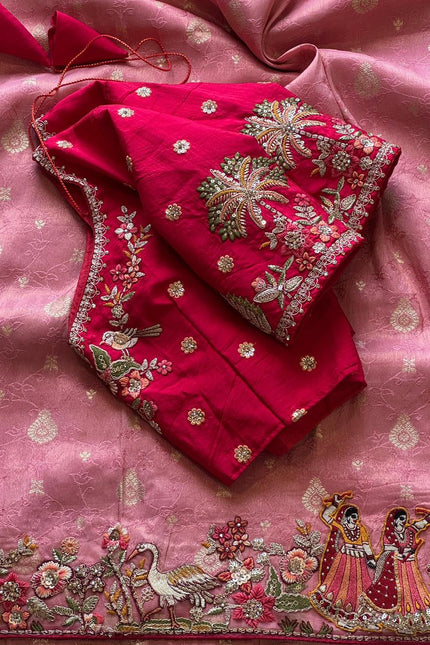 Premium Dola silk saree  SS135