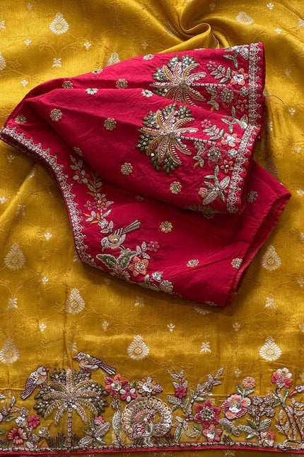 Premium Dola silk saree  SS135