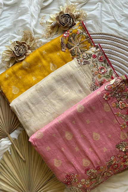Premium Dola silk saree  SS135