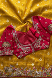 unsitched blouse / Yellow