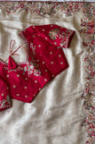 unsitched blouse / off white
