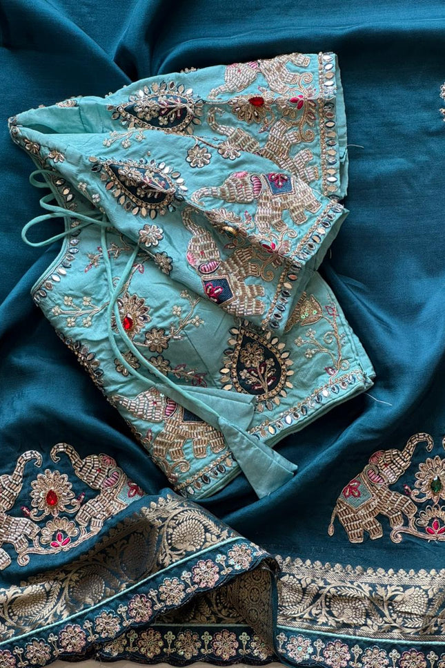 Premium Dola silk saree  SS134